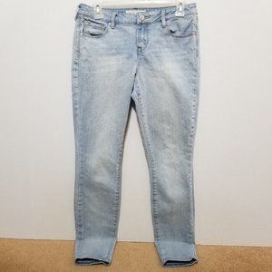Bullhead jeans 28 Low Rise Skinniest distressed whiskered denim PacSun stretch
